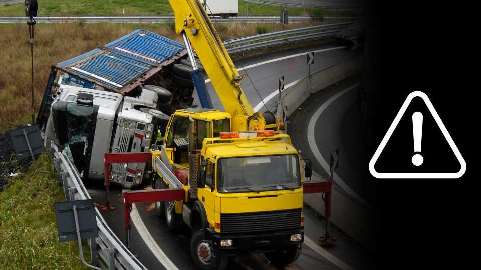 avviso di sicurezza del carico